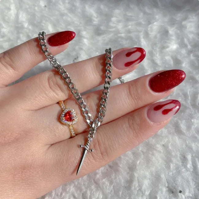 Sword Heart Ring Set