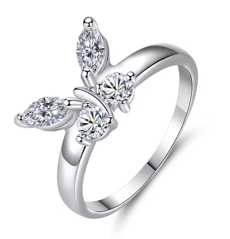 "Butterfly Sparkle" Ring