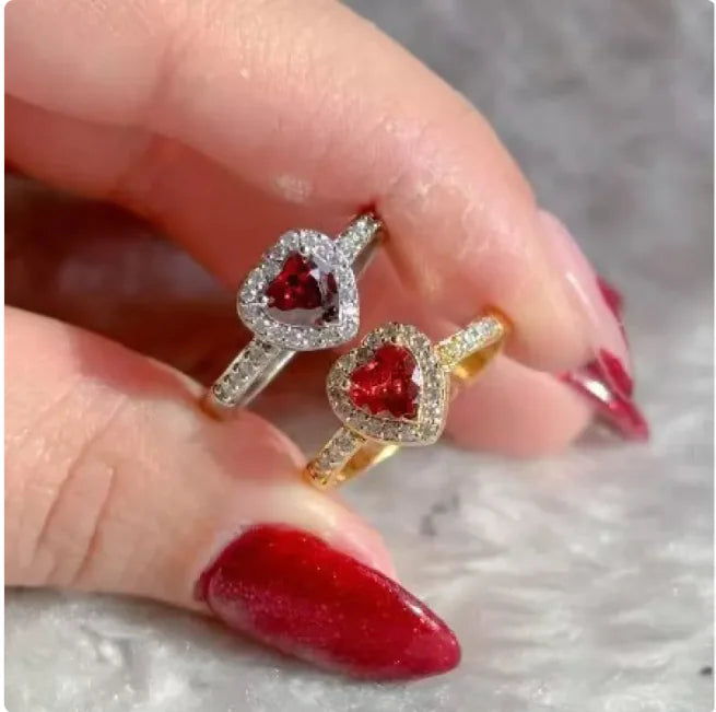 Sword Heart Ring Set