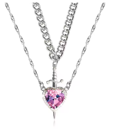 Sword Heart Necklace